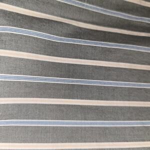 Kenneth Roberts Platinum Men's Long Sleeve Button-Up Shirt Gray Striped